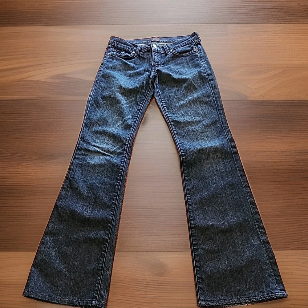 Citizens of Humanity Women's Dita Jerome Dahan Petite Bootcut Jeans, Size 27 B2